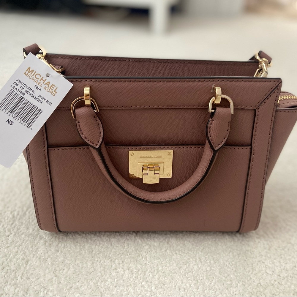 Michael Kors messenger bag Dusty Rose NWT